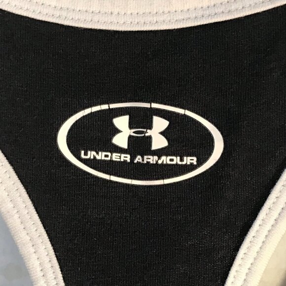 Under Armour Youth Medium Black Workout Tank Top Tee - Picture 8 of 10